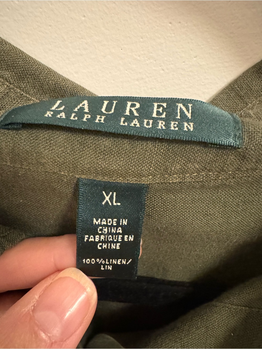 Ralph Lauren 100% Linen Y2K button down - Picture 2 of 4